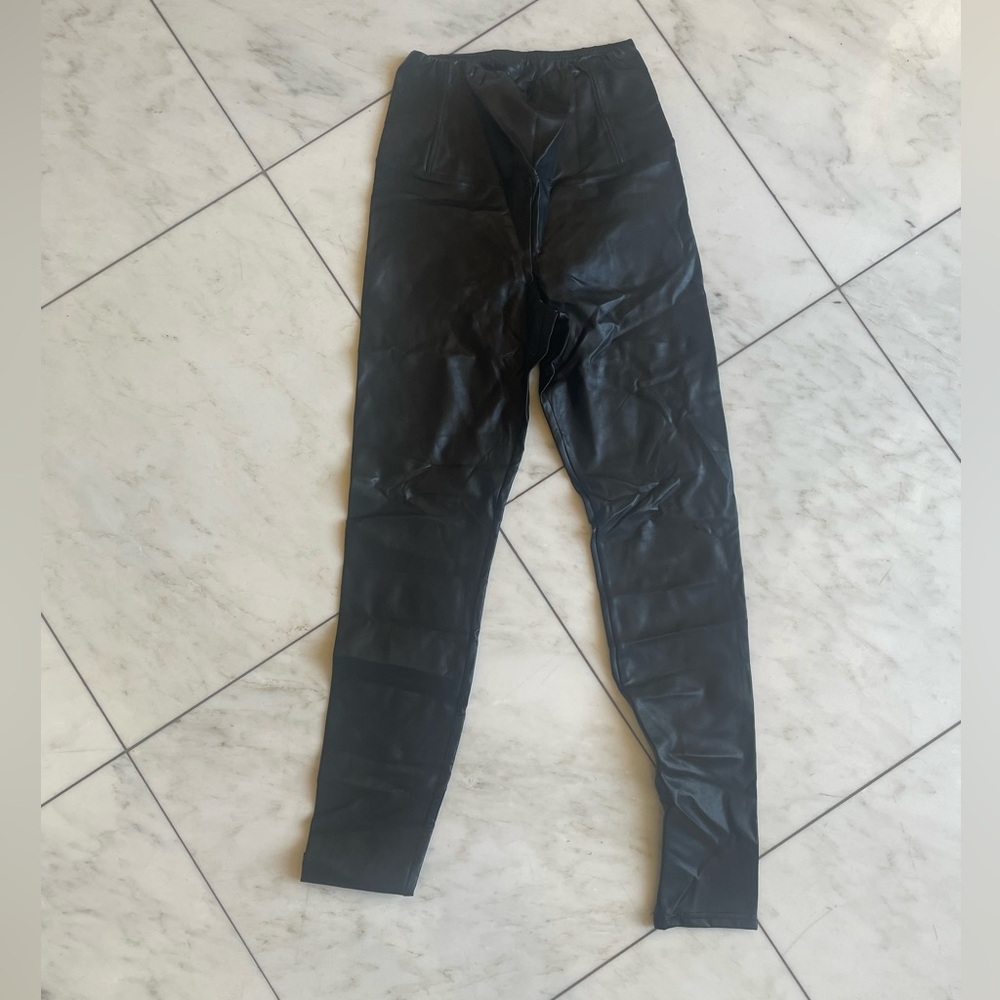 Wilfred Free Vegan Leather Leggings Size small